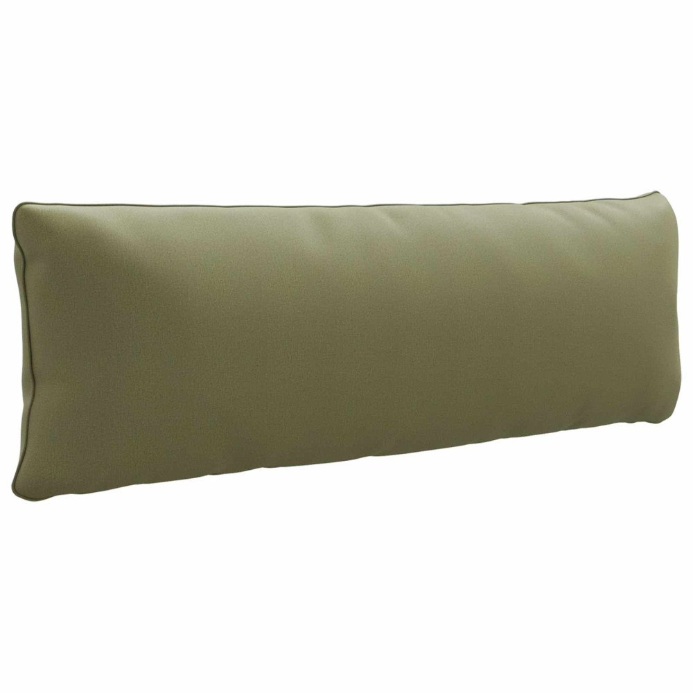 vidaXL 1-delad ryggkudde PUTTEN 100% Polyester Olivgrön