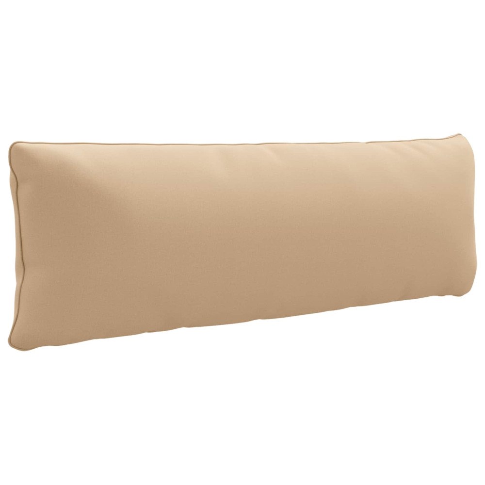 vidaXL 1-delad ryggkudde PUTTEN 100% Polyester Sand 120 x 40 x 15 cm