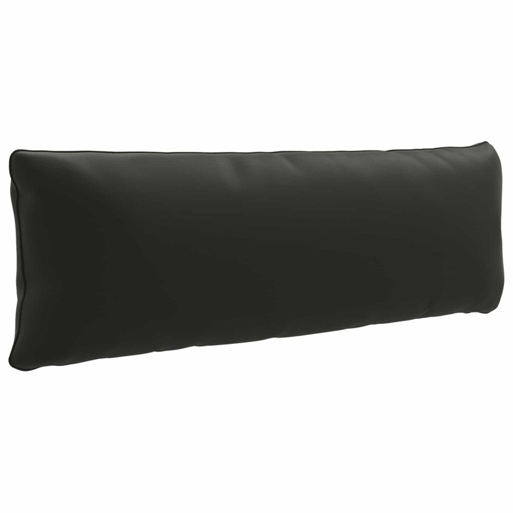 vidaXL 1-delad ryggkudde PUTTEN 100% Polyester Svart 120 x 40 x 15 cm