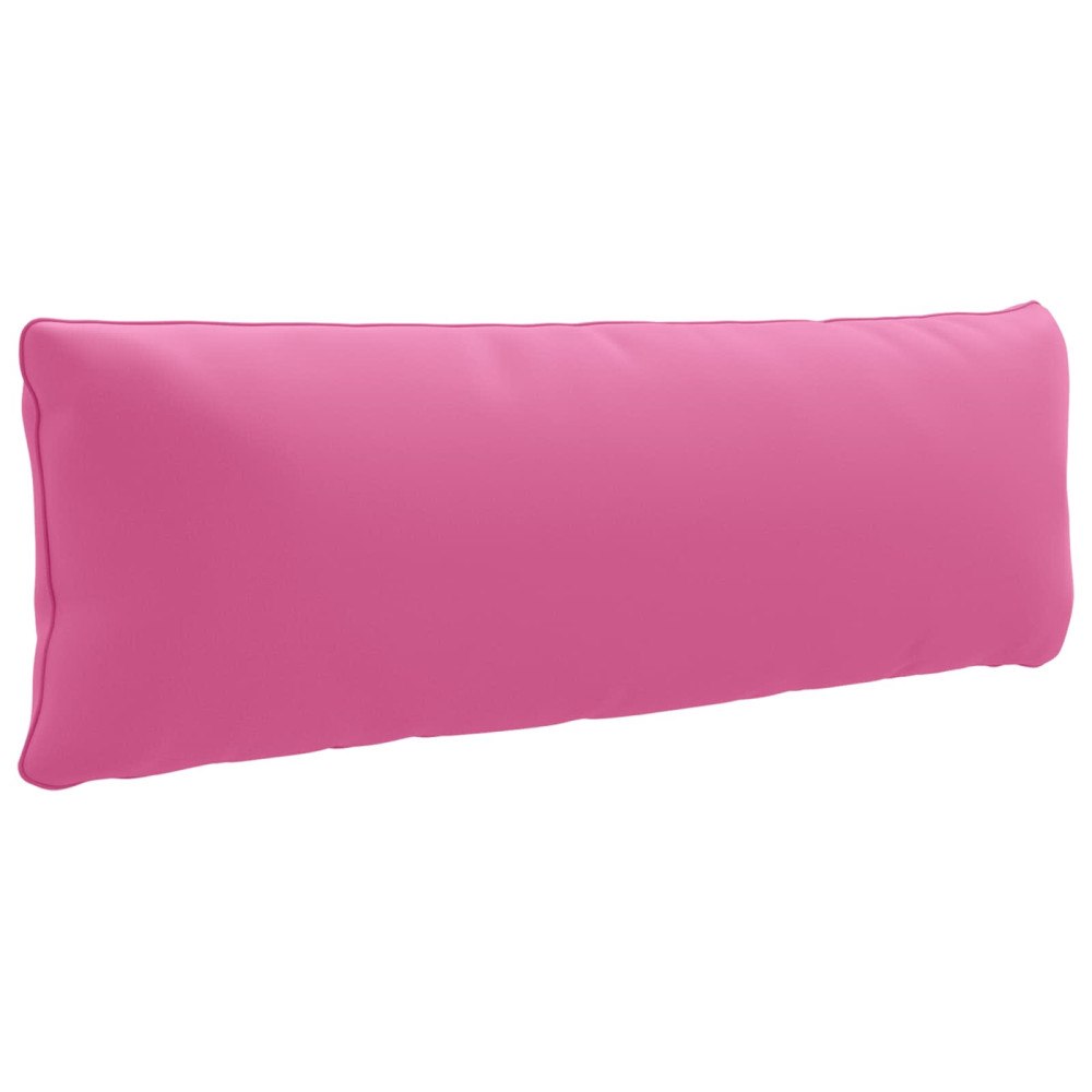 vidaXL 1-delad ryggkudde PUTTEN 100% Polyester Rosa 120 x 40 x 15 cm