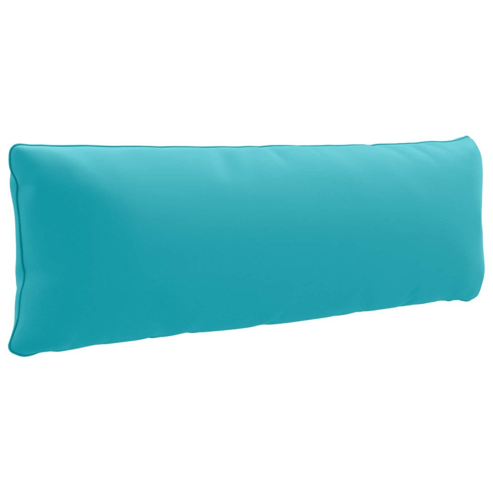 vidaXL 1-delad ryggkudde PUTTEN 100% Polyester Turkos 120 x 40 x 15 cm