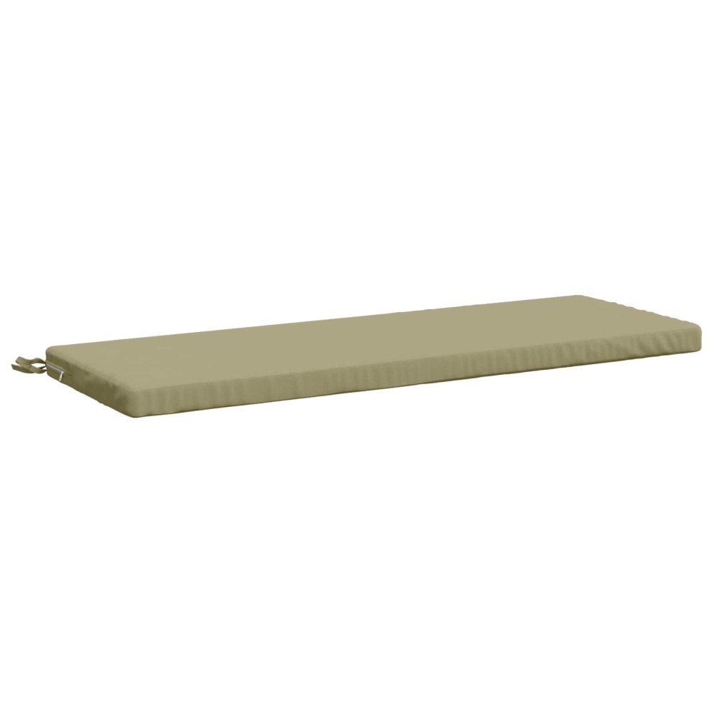 vidaXL Bänk kudde SOEST 100% Polyester Ljusgrön 100 x 40 x 5 cm