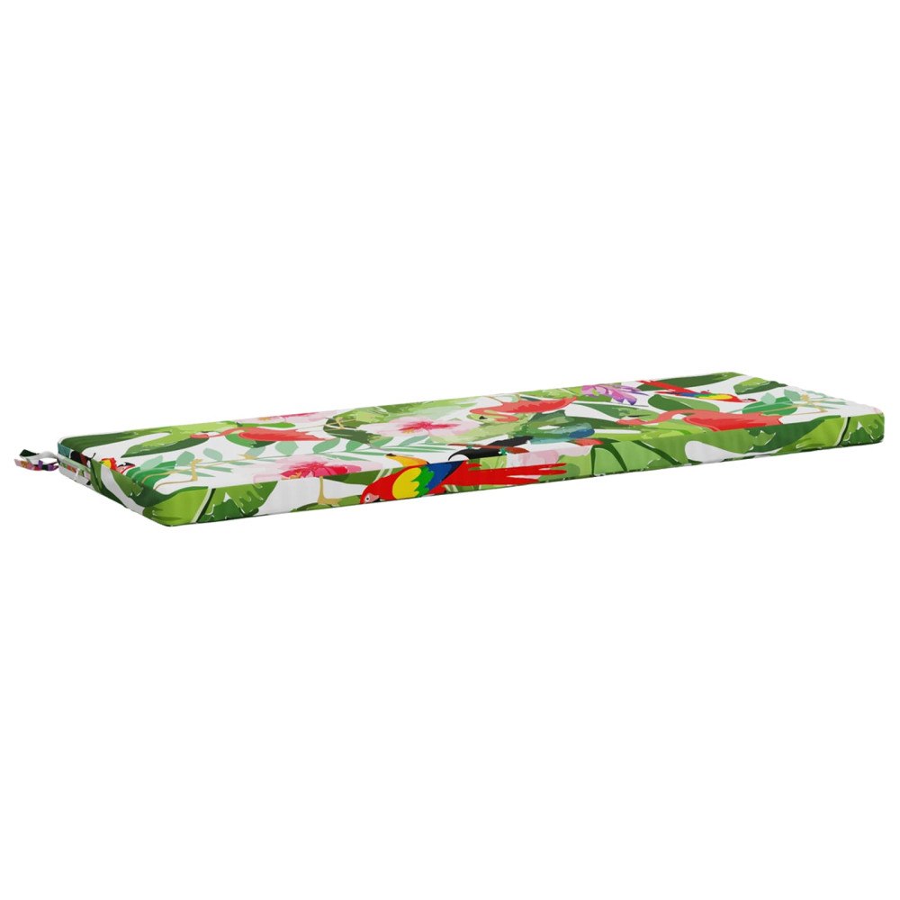 vidaXL Bänk kudde SOEST 100% Polyester Flerfärgsdesign 120 x 40 x 5 cm