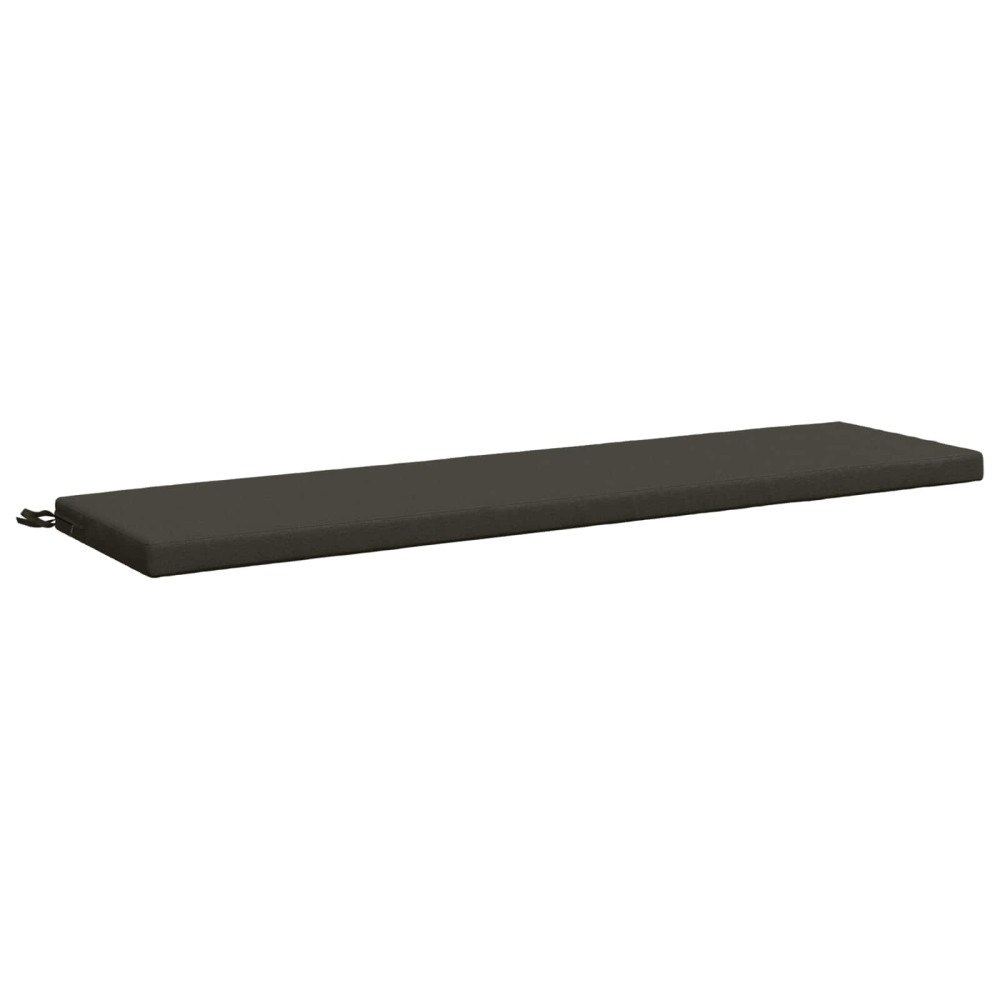 vidaXL Bänk kudde SOEST 100% Polyester Antracit 140 x 40 x 5 cm