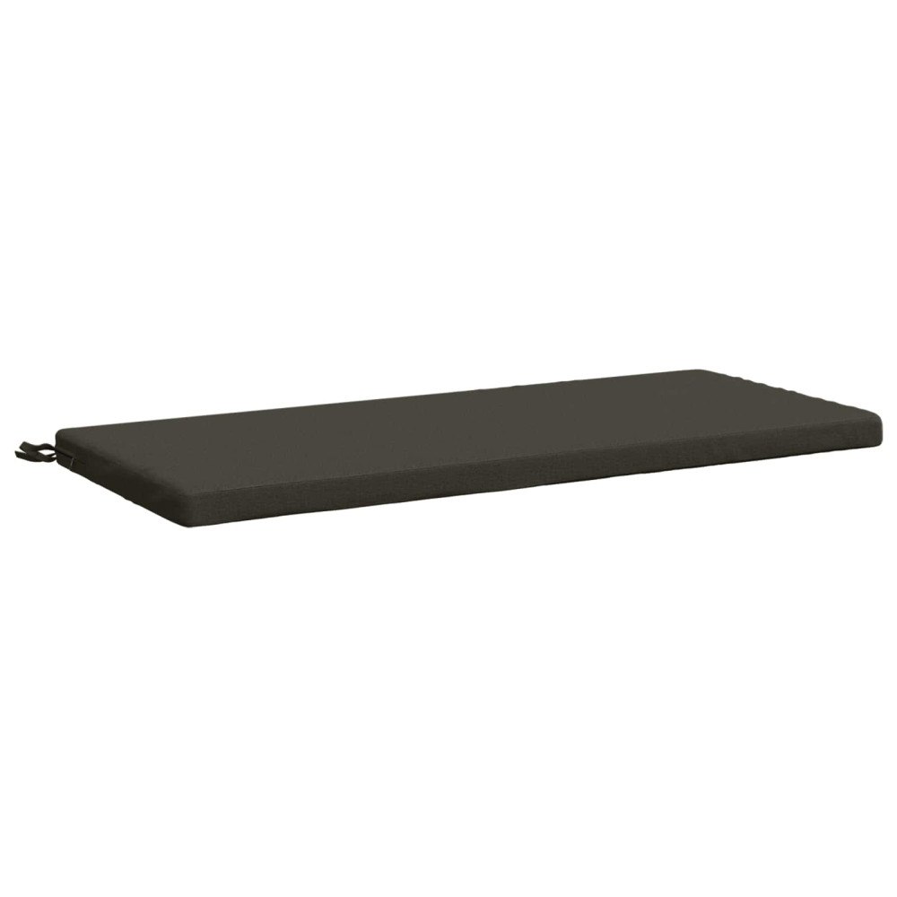 vidaXL Bänk kudde SOEST 100% Polyester Antracit 110 x 50 x 5 cm