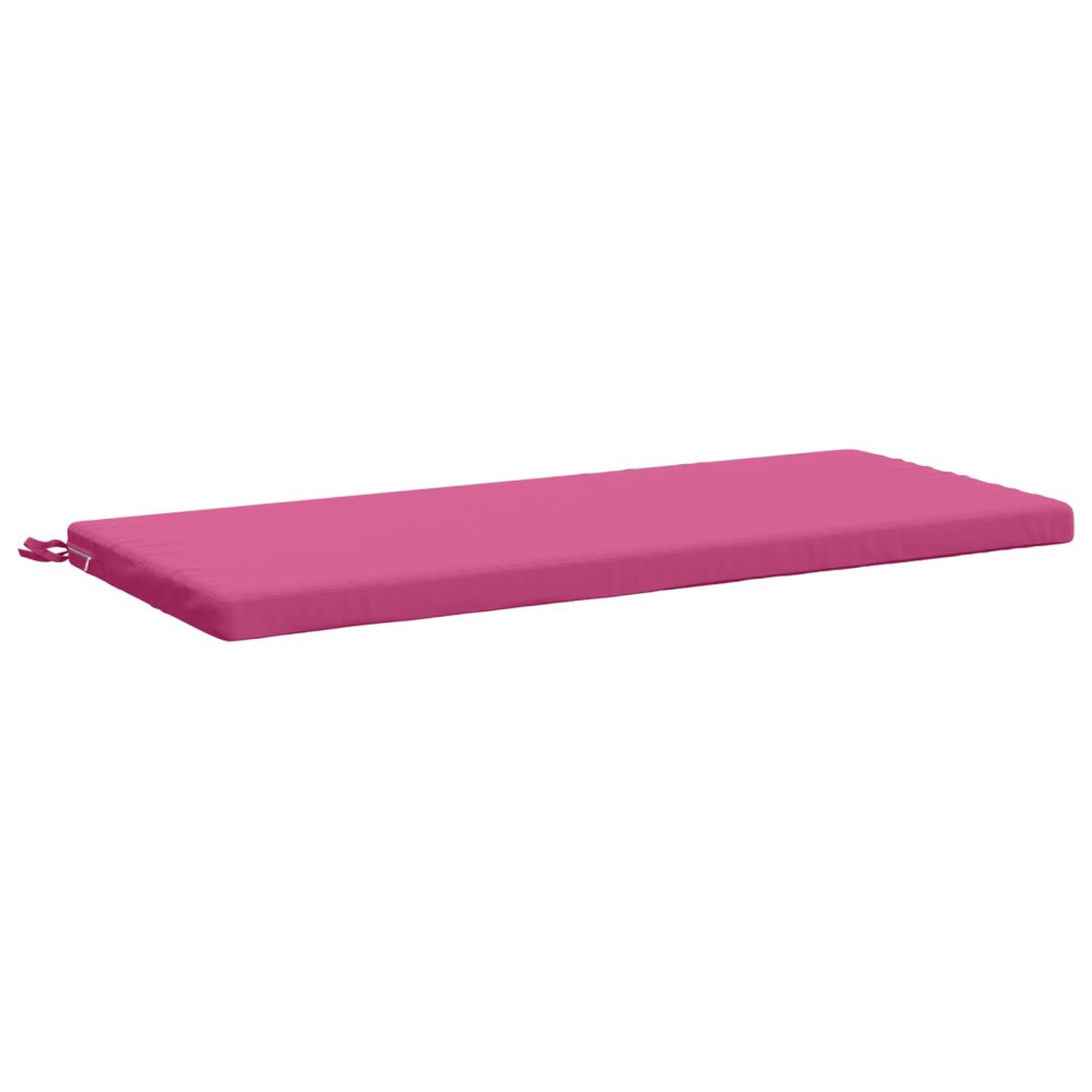 vidaXL Bänk kudde SOEST 100% Polyester Rosa 110 x 50 x 5 cm