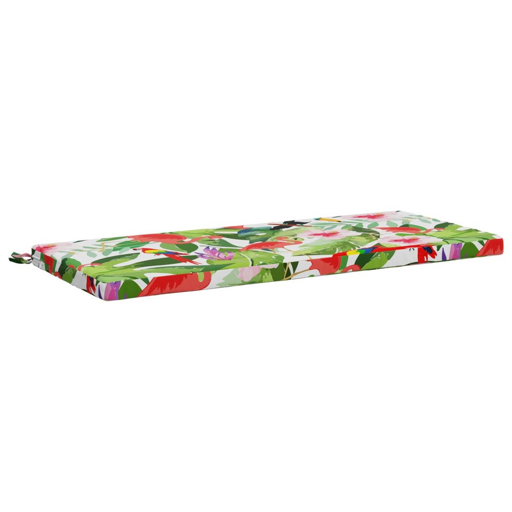 vidaXL Bänk kudde SOEST 100% Polyester Flerfärgsdesign 120 x 50 x 5 cm