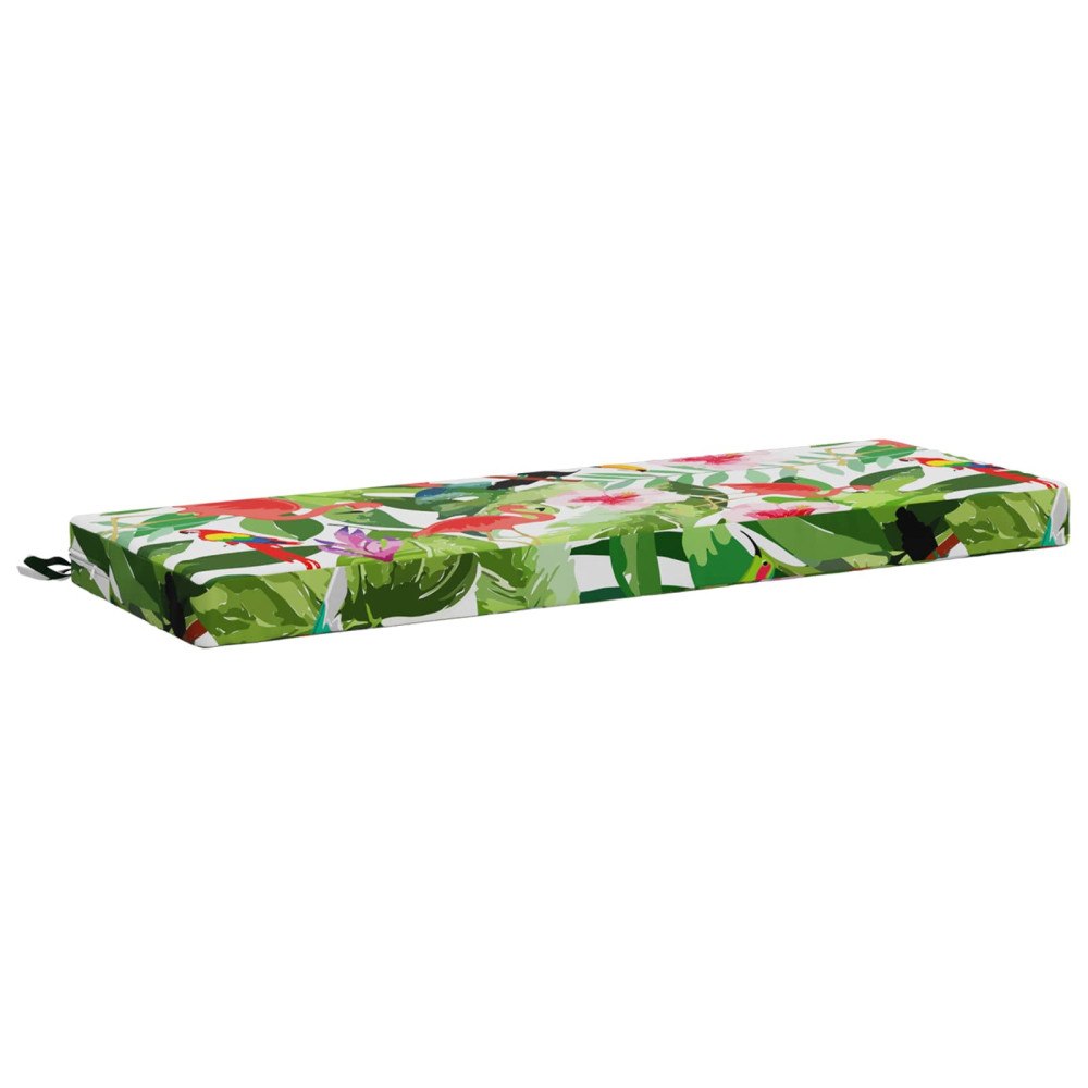 vidaXL Bänk kudde SOEST 100% Polyester Flerfärgsdesign 120 x 40 x 8 cm