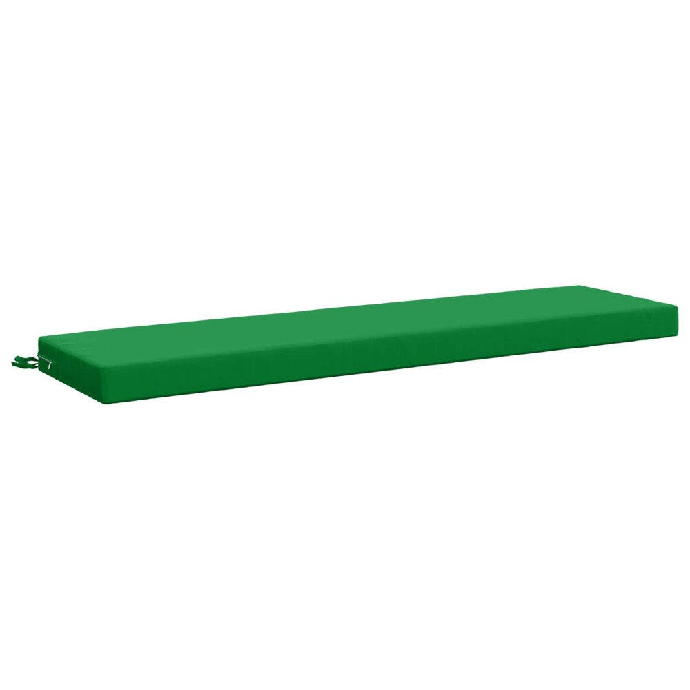 vidaXL Bänk kudde SOEST 100% Polyester Grön 140 x 40 x 8 cm
