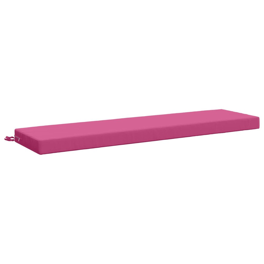 vidaXL Bänk kudde SOEST 100% Polyester Rosa 160 x 40 x 8 cm