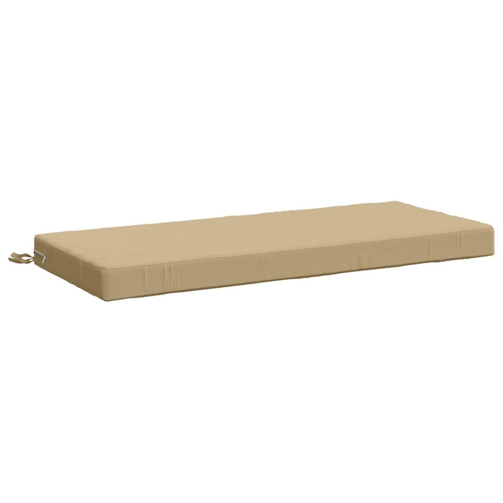 vidaXL Bänk kudde SOEST 100% Polyester Beige 110 x 50 x 8 cm