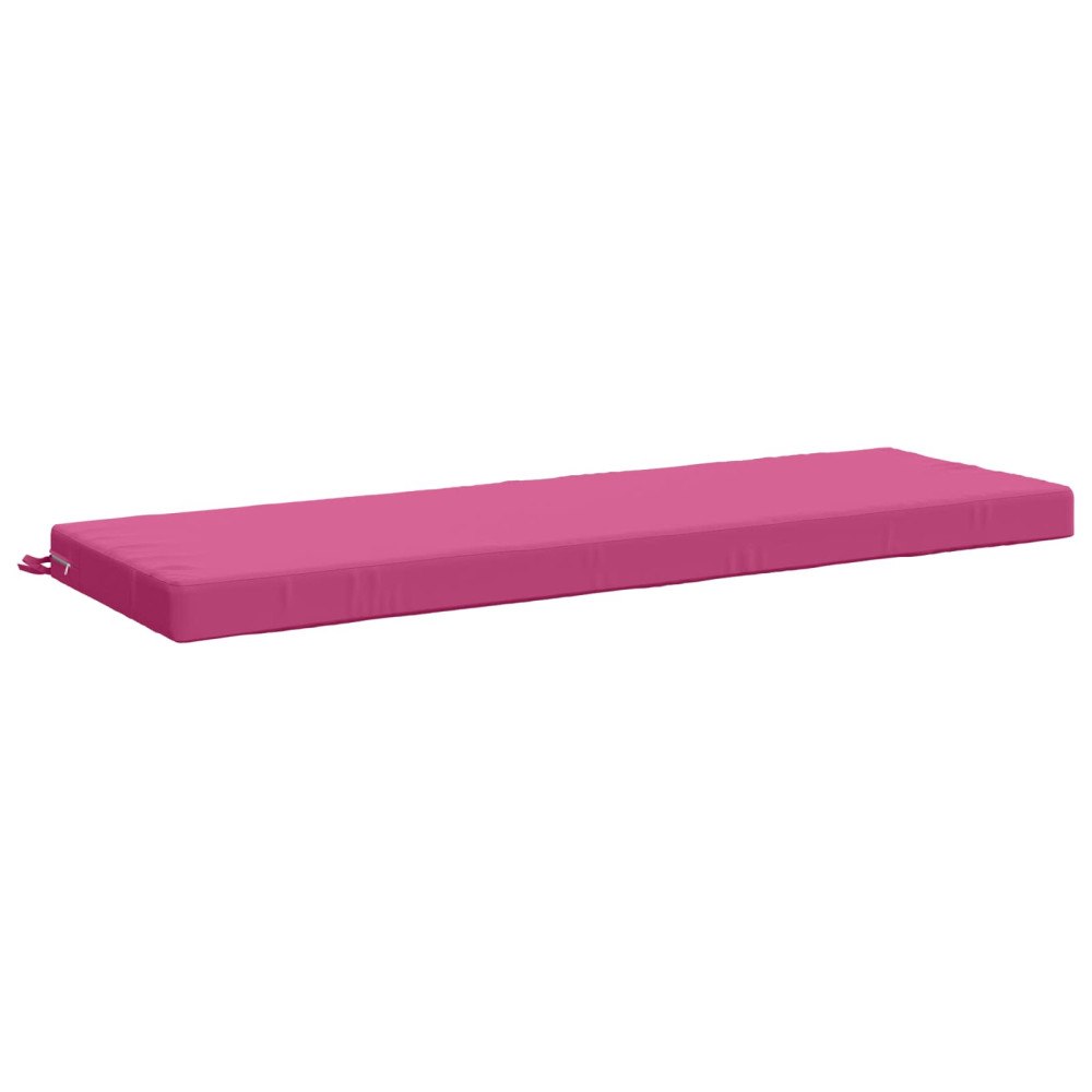 vidaXL Bänk kudde SOEST 100% Polyester Rosa 140 x 50 x 8 cm