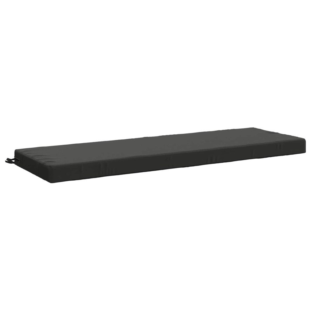 vidaXL Bänk kudde SOEST 100% Polyester Antracit 150 x 50 x 8 cm
