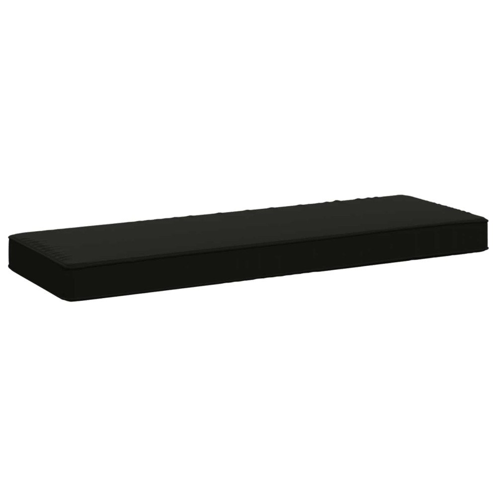 vidaXL 1-delad Bänk Kudde VUGHT 100% Polyester Svart 60 x 30 x 5 cm