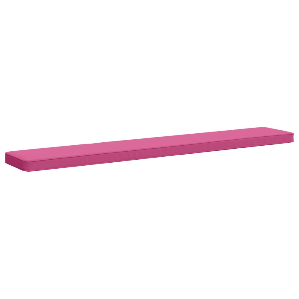 vidaXL 1-delad Bänk Kudde VUGHT 100% Polyester Rosa 180 x 30 x 5 cm