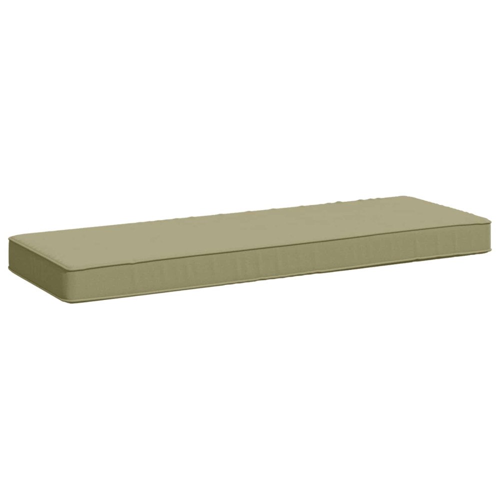 vidaXL 1-delad Bänk Kudde VUGHT 100% Polyester Ljusgrön 80 x 40 x 5 cm