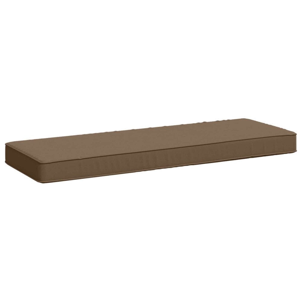vidaXL 1-delad Bänk Kudde VUGHT 100% Polyester Taupe 80 x 40 x 5 cm