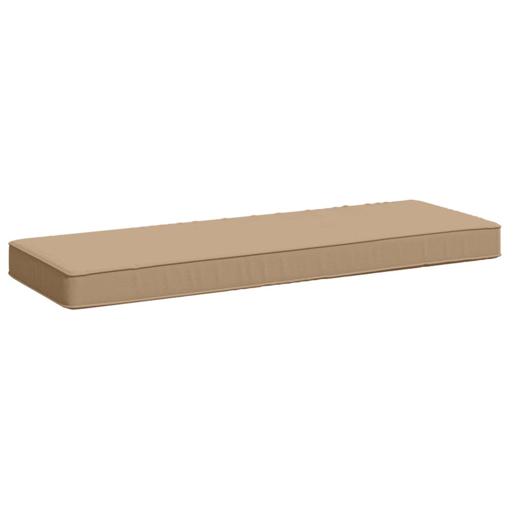 vidaXL 1-delad Bänk Kudde VUGHT 100% Polyester Sand 80 x 40 x 5 cm