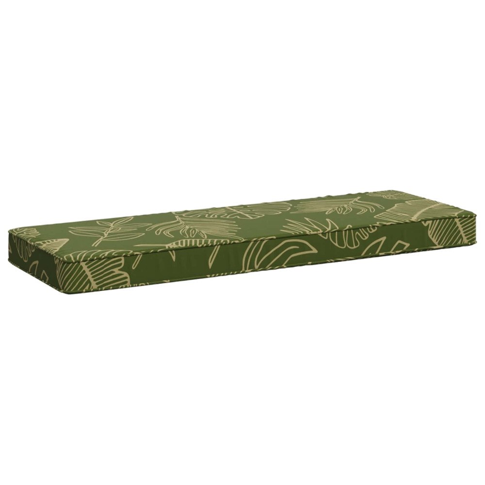 vidaXL 1-delad Bänk Kudde VUGHT 100% Polyester Bladdesign
