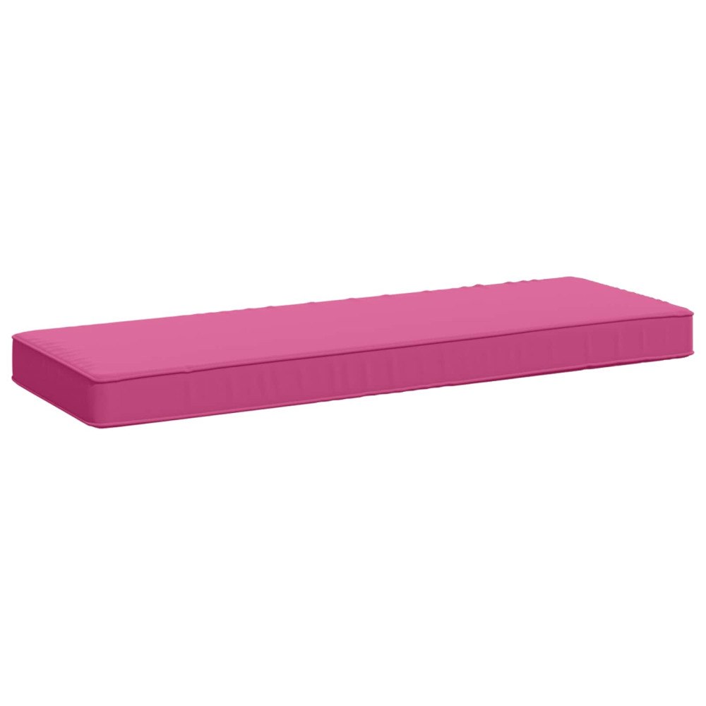 vidaXL 1-delad Bänk Kudde VUGHT 100% Polyester Rosa 80 x 40 x 5 cm