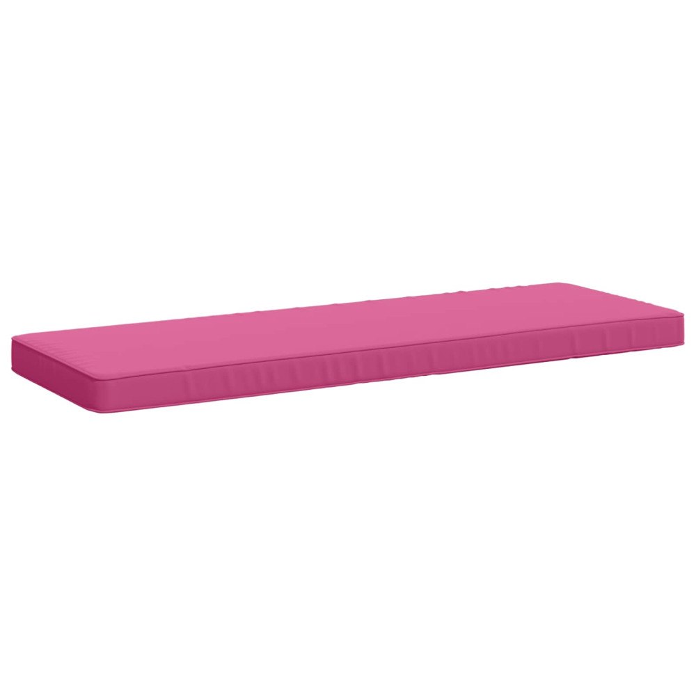 vidaXL 1-delad Bänk Kudde VUGHT 100% Polyester Rosa 110 x 40 x 5 cm