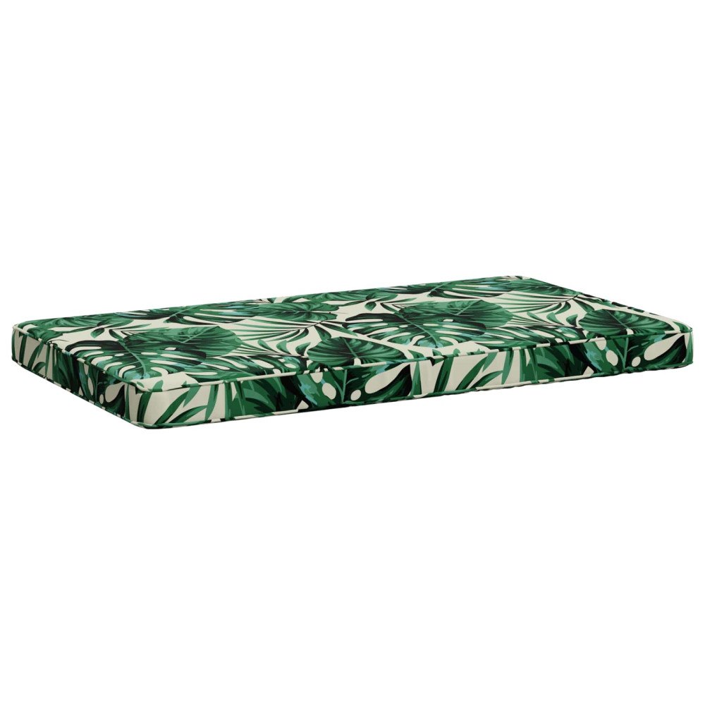 vidaXL 1-delad Bänk Kudde VUGHT 100% Polyester Bladmönster