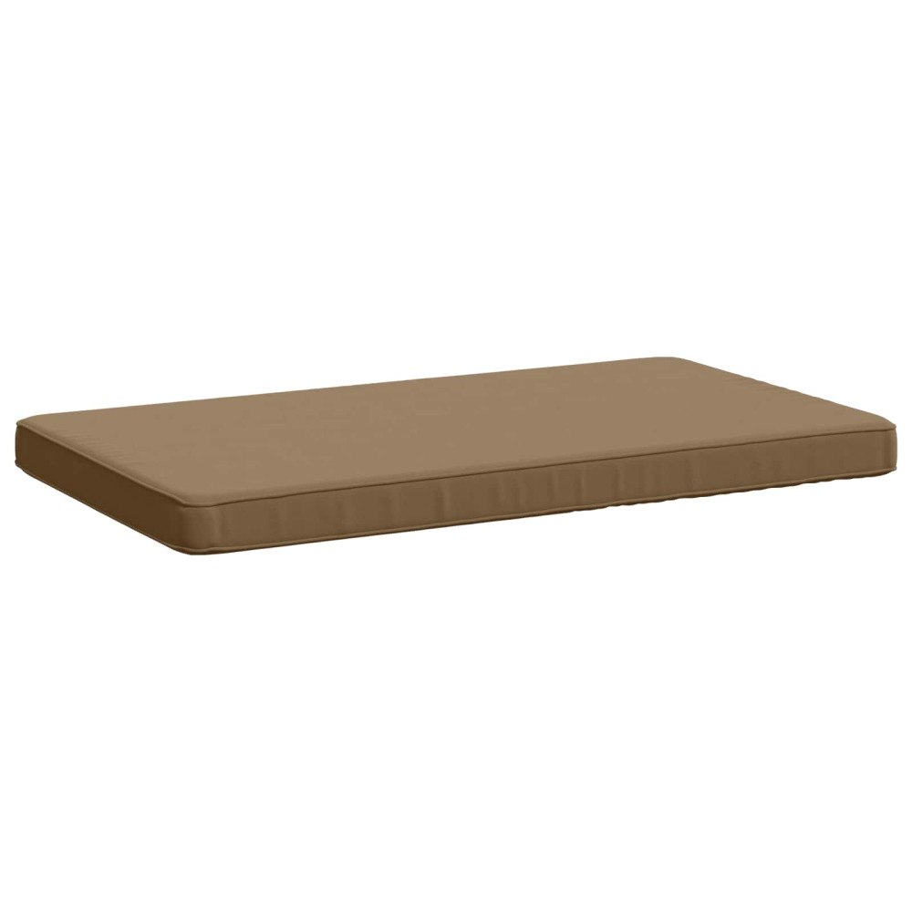 vidaXL 1-delad Bänk Kudde VUGHT 100% Polyester Taupe 60 x 50 x 5 cm