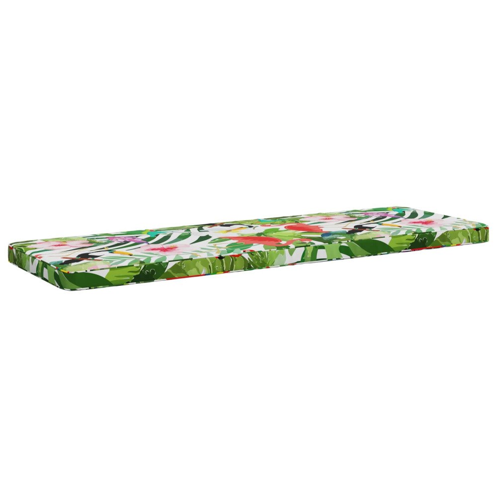 vidaXL 1-delad Bänk Kudde VUGHT 100% Polyester Flerfärgsdesign
