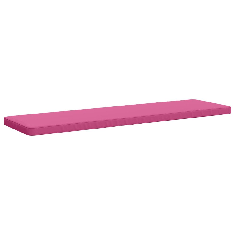 vidaXL 1-delad Bänk Kudde VUGHT 100% Polyester Rosa 170 x 50 x 5 cm