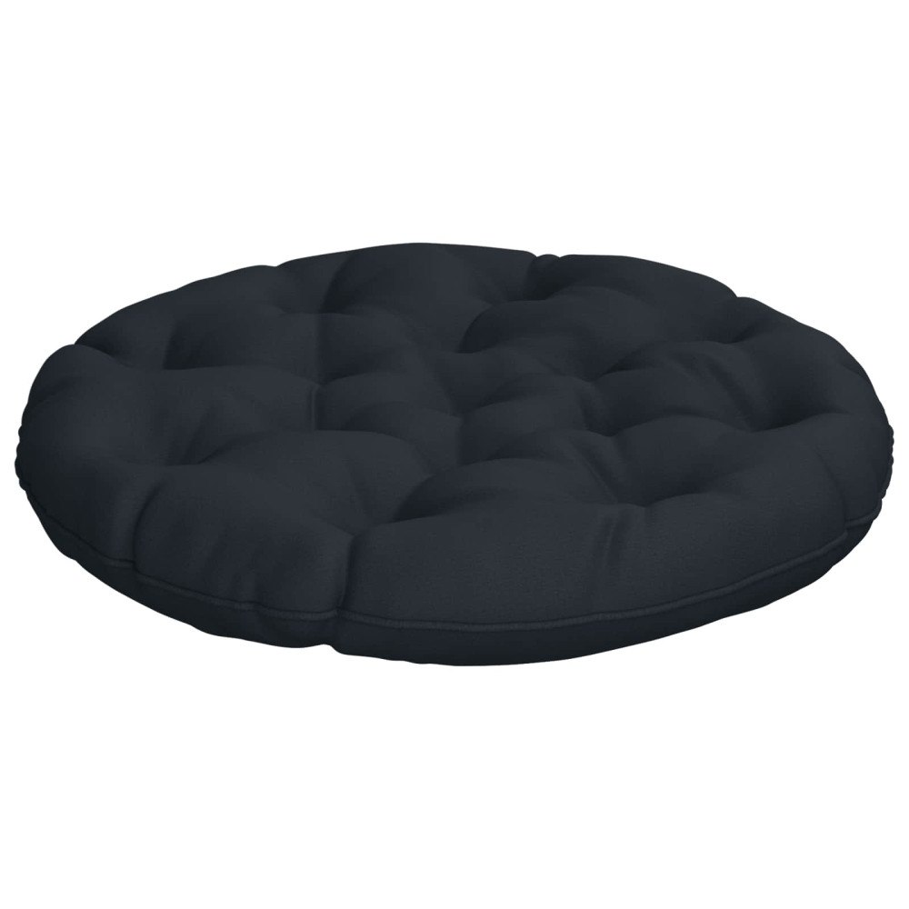 vidaXL Hängstolskudde VIANEN 100% Polyester Mörkblå Ø 80 x 12 cm