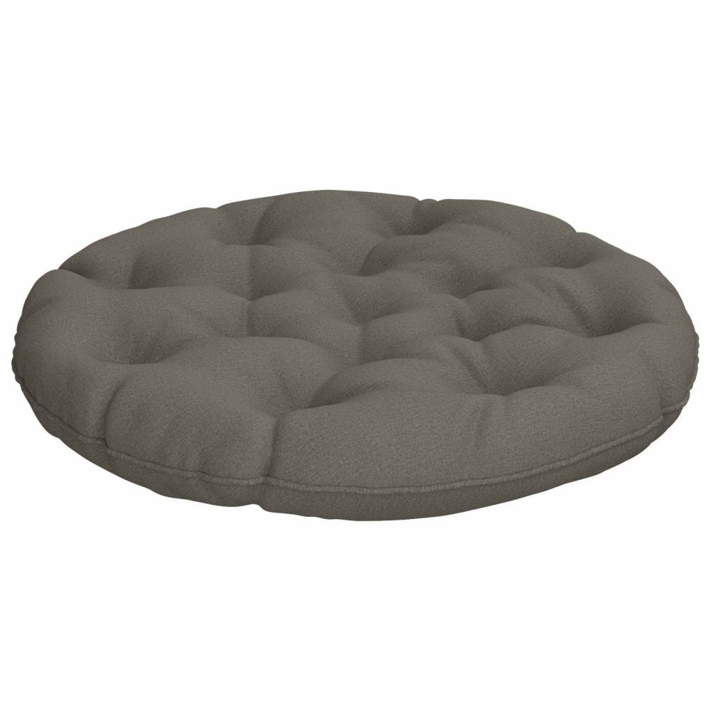 vidaXL Hängstolskudde VIANEN 100% Polyester Grå Ø 80 x 12 cm
