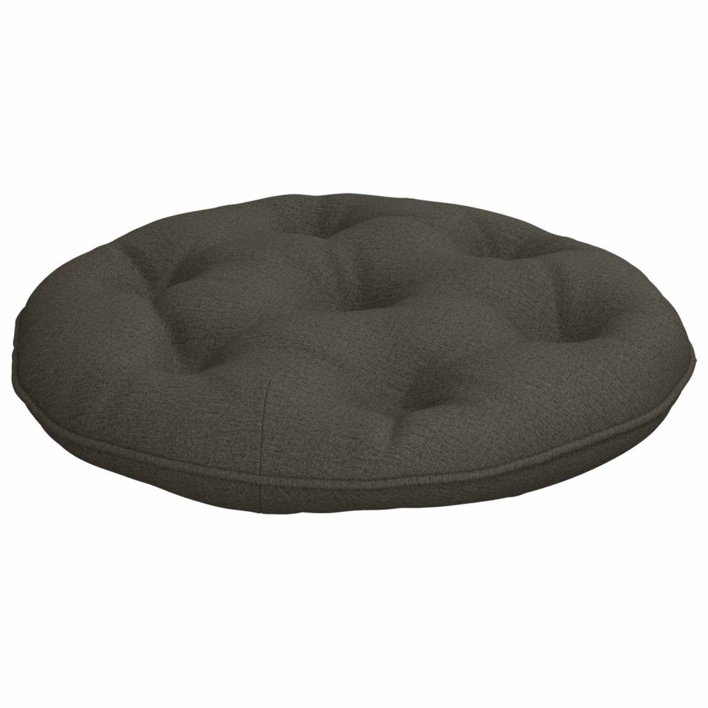 vidaXL Hängstolskudde VIANEN 100% Polyester Antracit Ø 60 x 10 cm