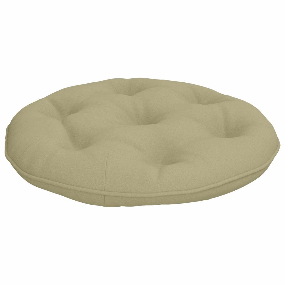 vidaXL Hängstolskudde VIANEN 100% Polyester Ljusgrön Ø 50 x 10 cm