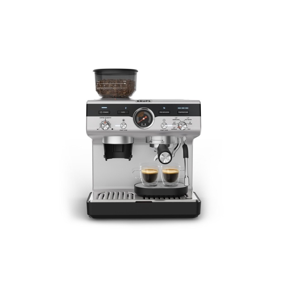 Krups Krups Precision XP801T10, Espressomaskin, 3 l, Malat kaffe,...