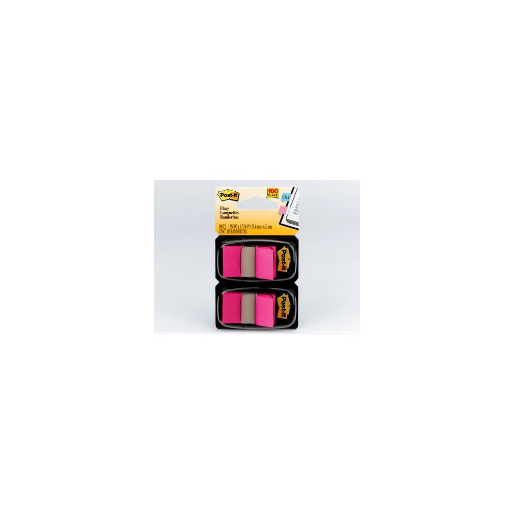 Post-it Indeksfaner, Post-it Index, medium, i dobbeltpakke, pink, pa...