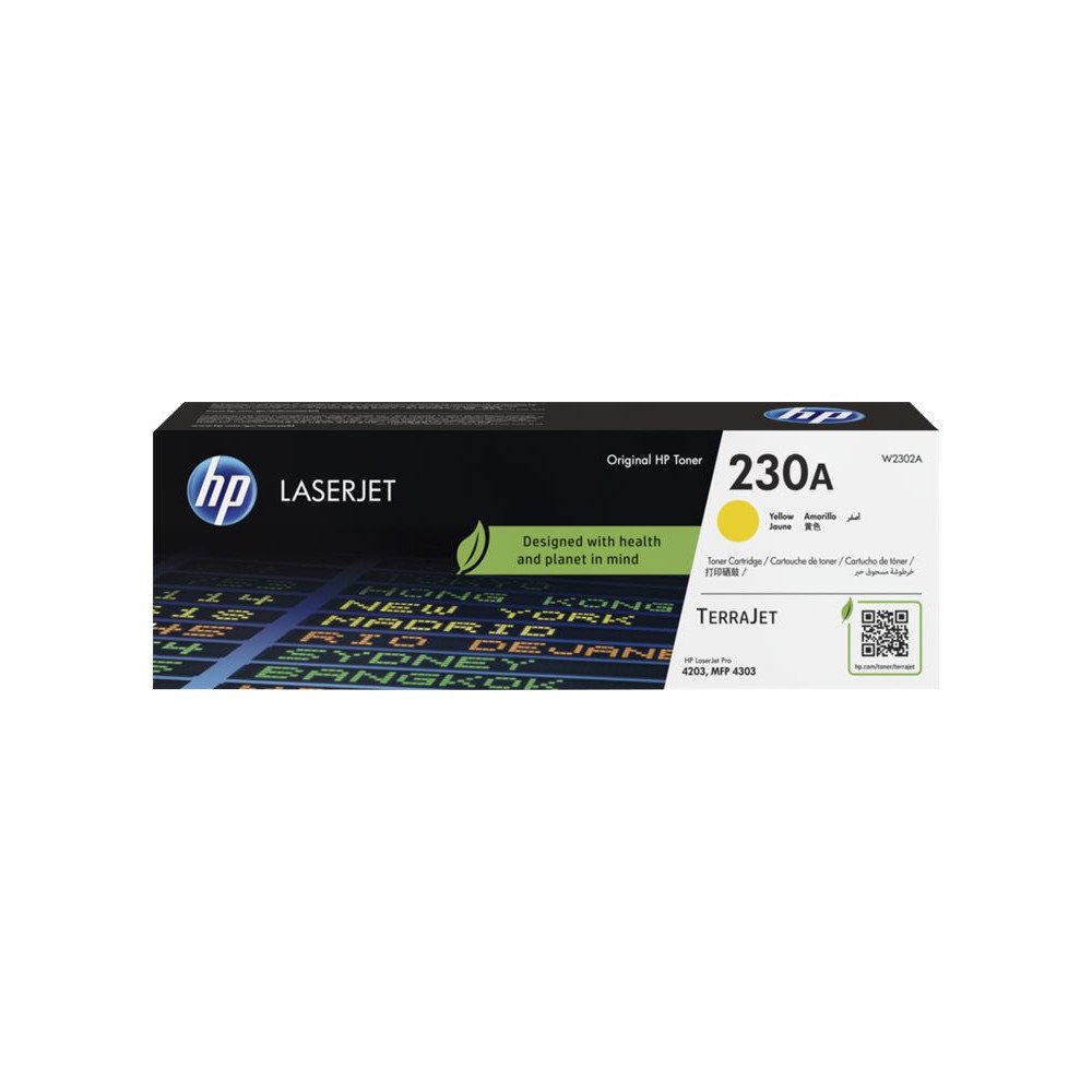 Hewlett-Packard HP 230A - gul - original - LaserJet - tonerkassett (W2302A)
