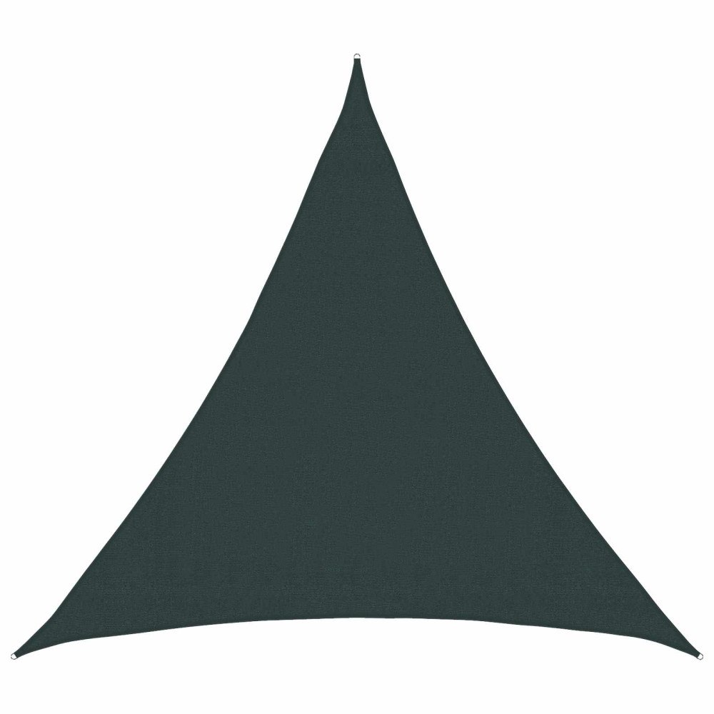 vidaXL Solsätt segel 2 x 2 x 2 m HDPE Triangulär Mörkgrön