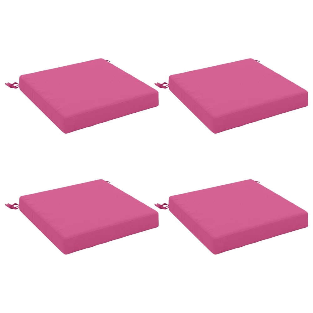 vidaXL 4-delade Sittdynor SOEST 4 st 100% Polyester Rosa