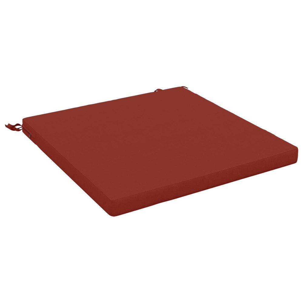 vidaXL 1-delad Sittdyna SOEST 100% Polyester Röd 70 x 70 x 5 cm