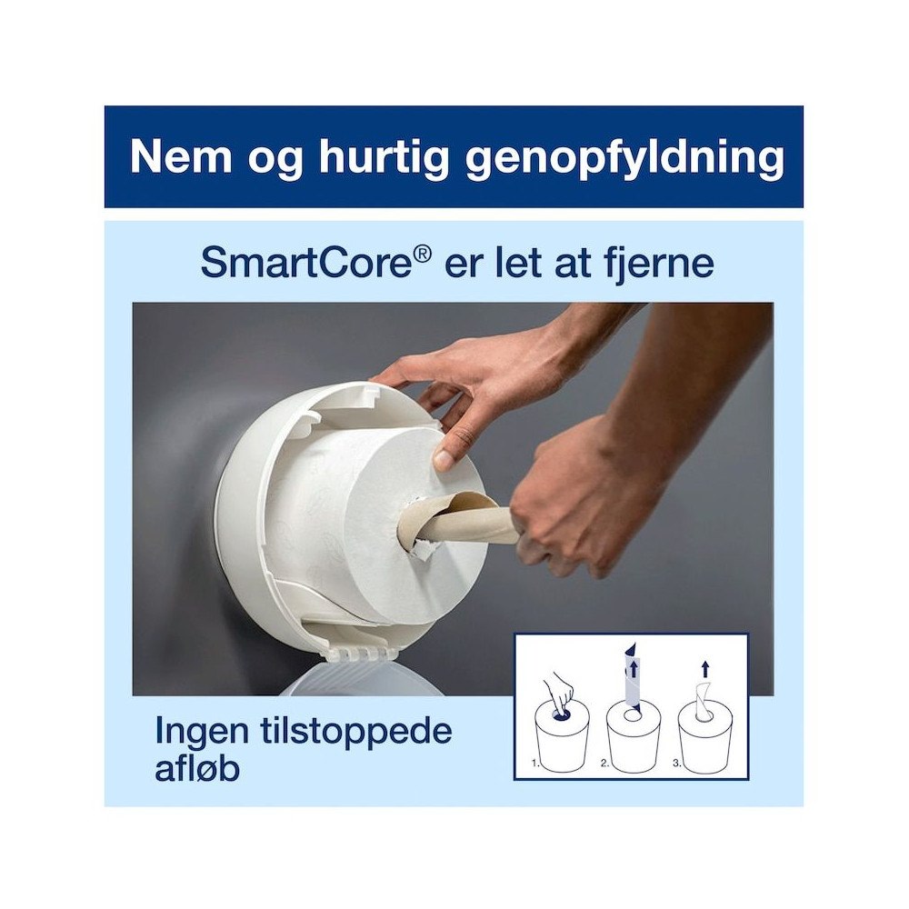 TORK Toiletpapir Tork SmartOne® Advanced T8, 472242, 2-lags, pakk...