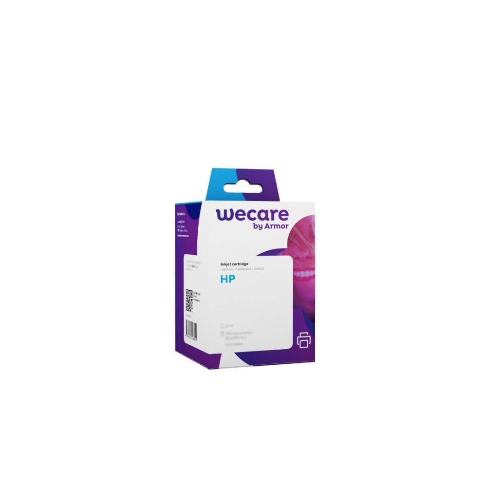 Wecare Bläckpatron, Wecare HP 302XL F6U68A, inkjet, 21 ml, 590 sido...