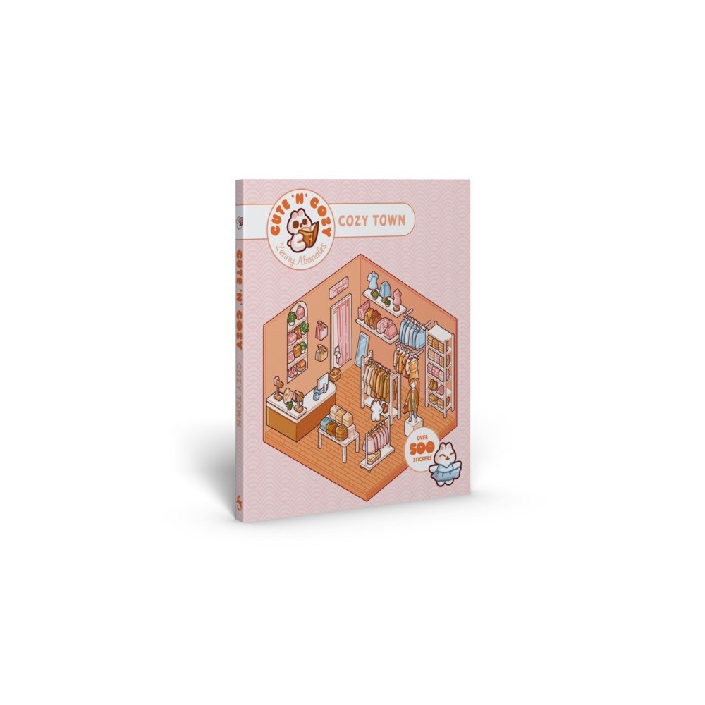 Thames & Hudson Ltd Cute ''n'' Cozy Sticker Therapy: Cute ''n'' Cozy Town (häftad, eng)