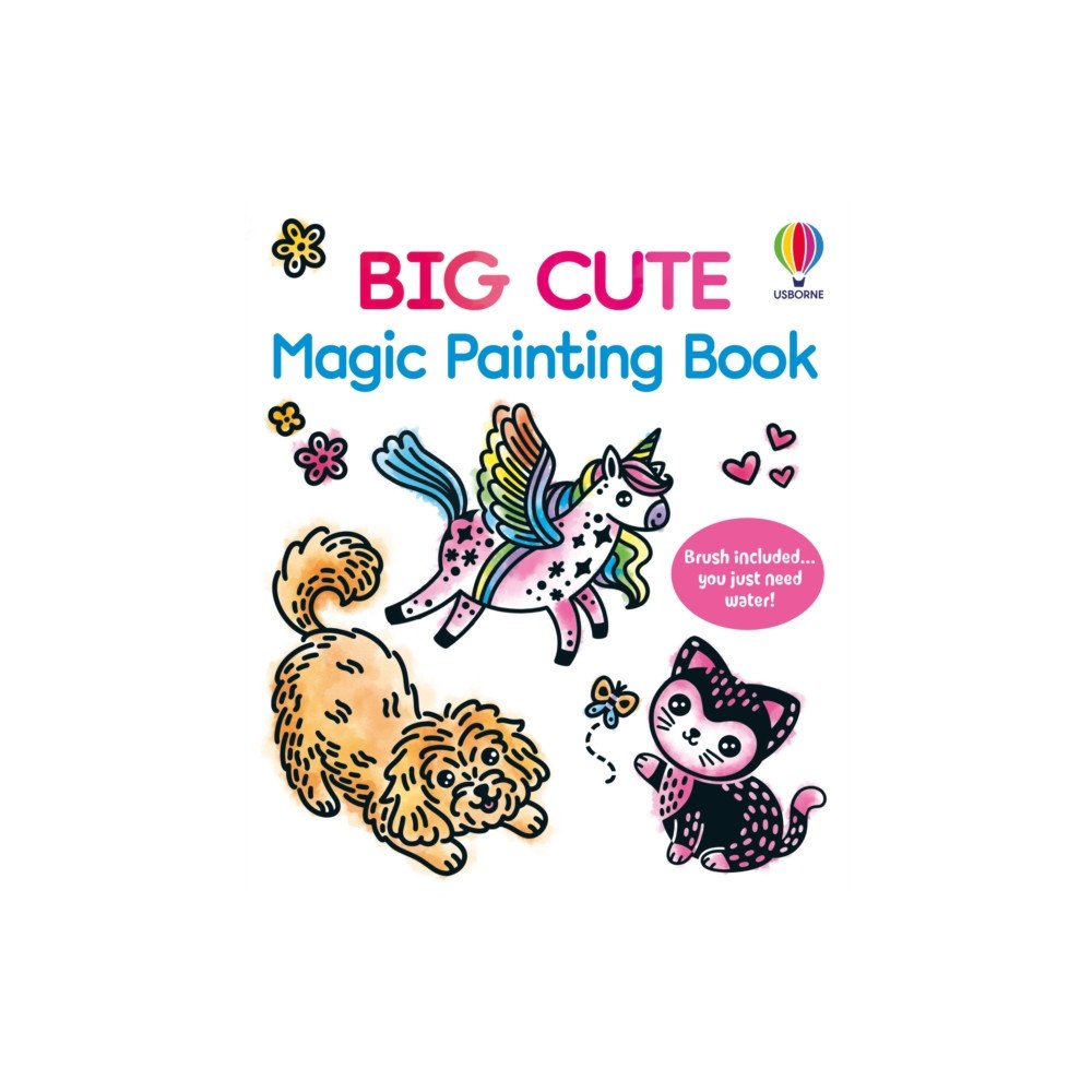 Usborne Publishing Ltd Big Cute Magic Painting Book (häftad, eng)