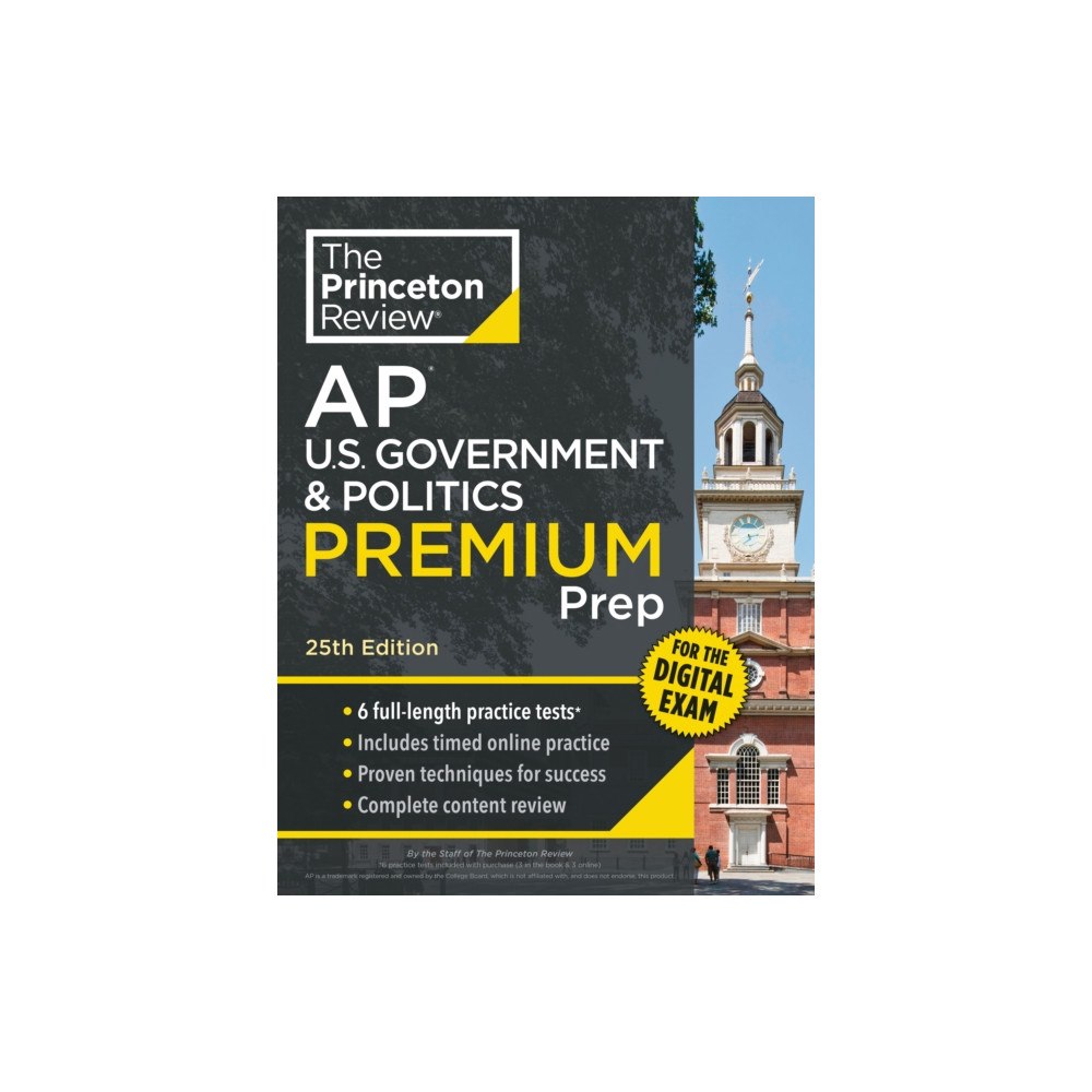 Random House USA Inc Princeton Review AP U.S. Government & Politics Premium Prep, 25th Edition (häftad, eng)
