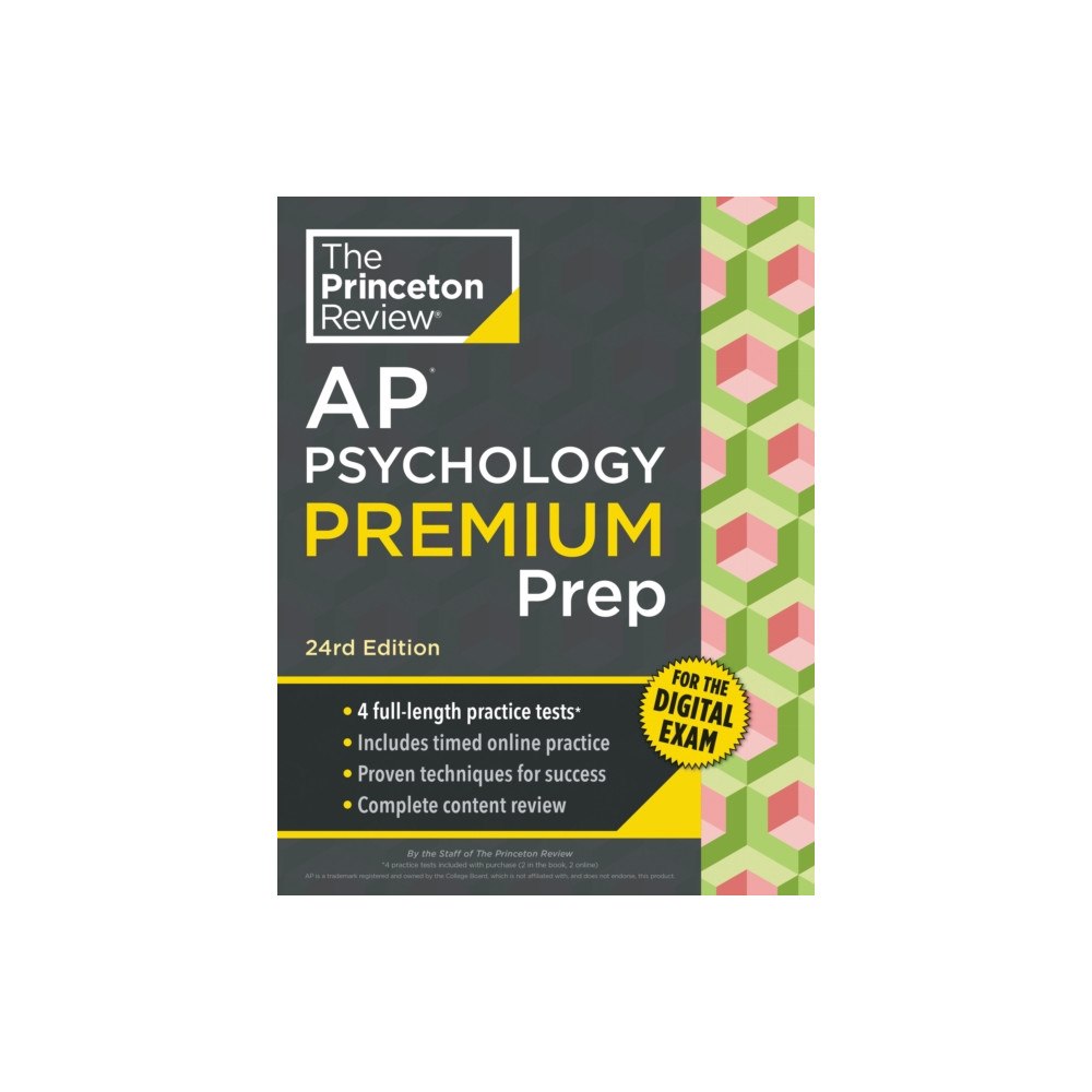 Random House USA Inc Princeton Review AP Psychology Premium Prep, 24th Edition (häftad, eng)