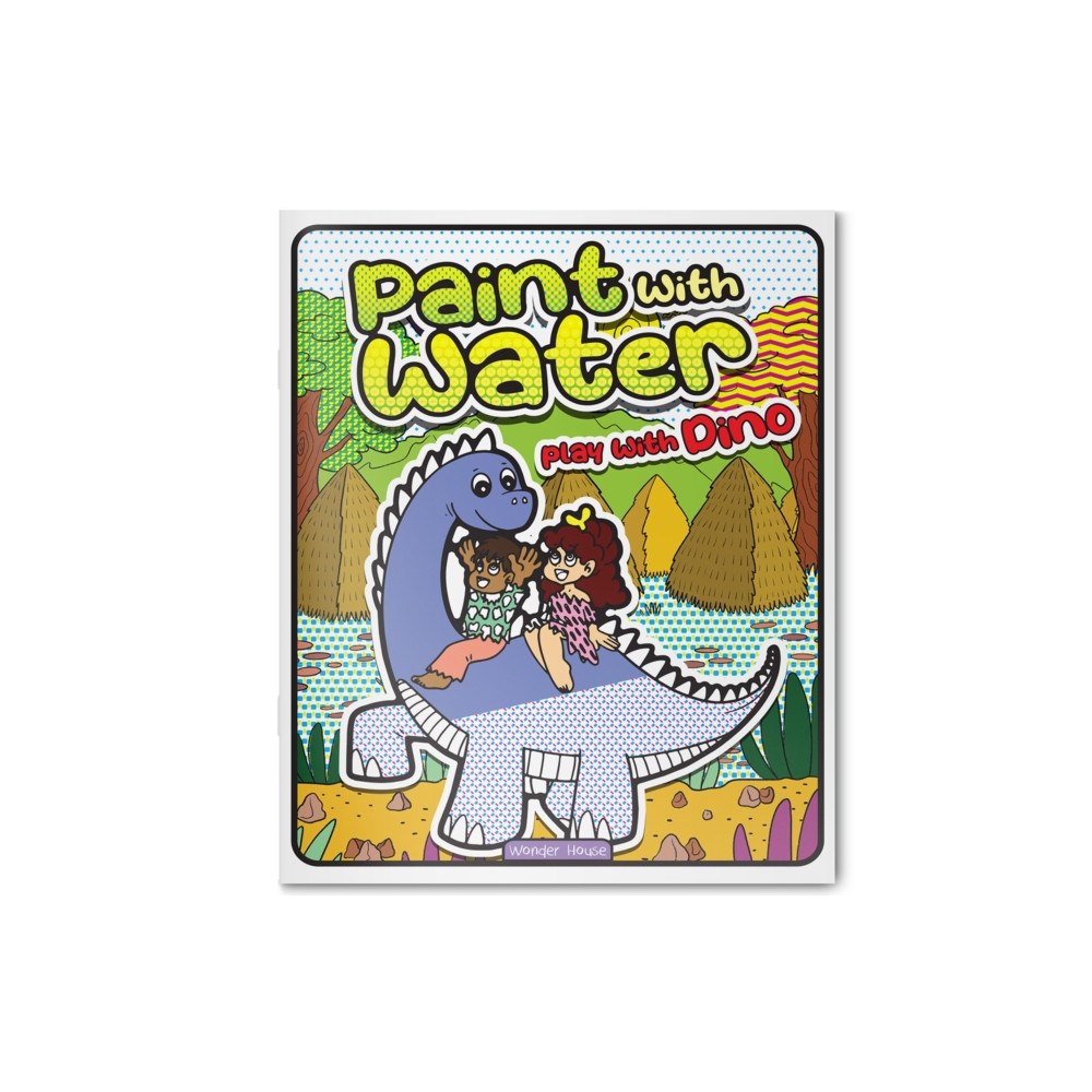 Wonder House Books Paint with Water Play with Dinosaur (häftad, eng)