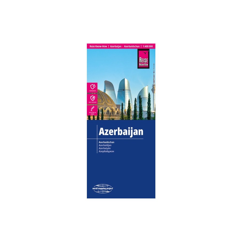 Reise Know-How Verlag Peter Rump GmbH Azerbaijan (1:400.000)