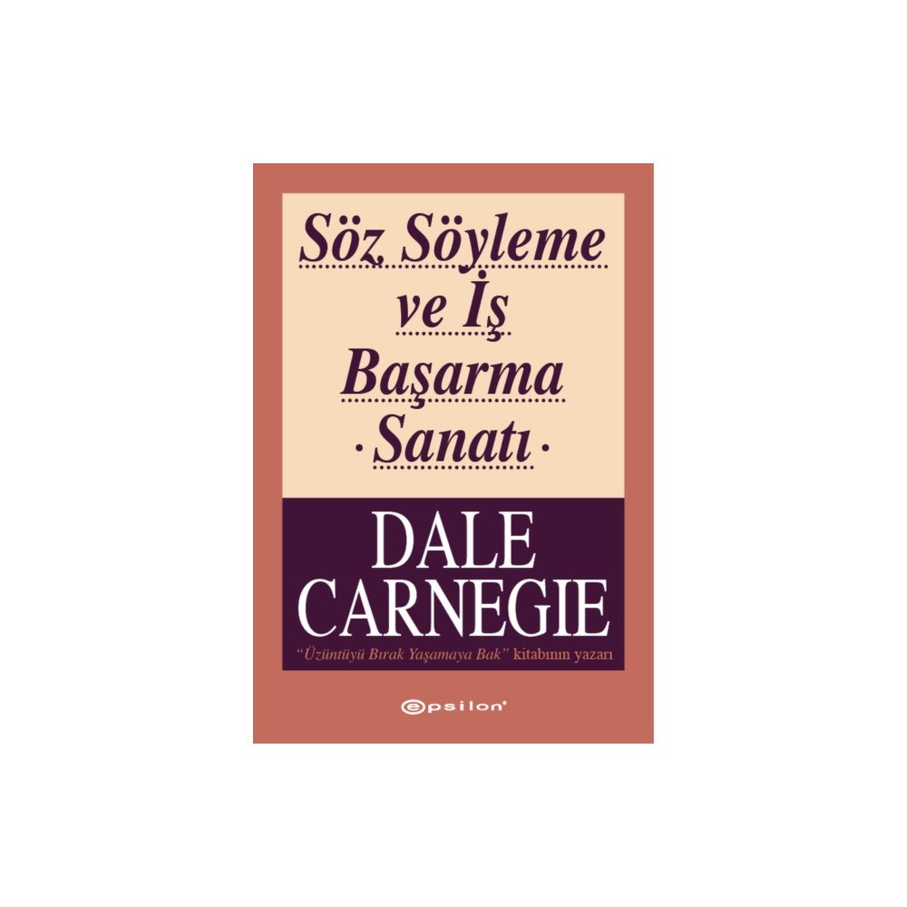 Epsilon Yayinevi Söz Söyleme ve Is Basarma Sanati (häftad, tur)