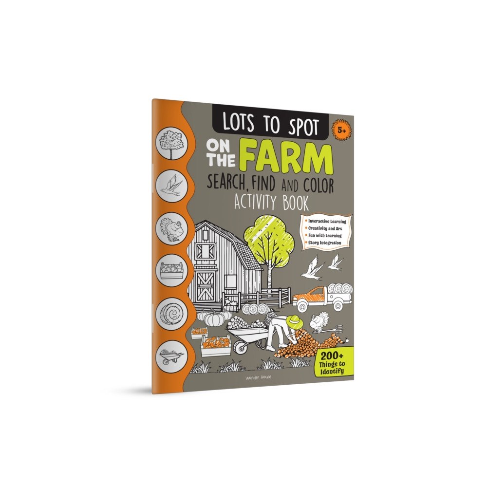 Wonder House Books Lots to Spot On The Farm: Search, Find and Color Activity Book (häftad, eng)