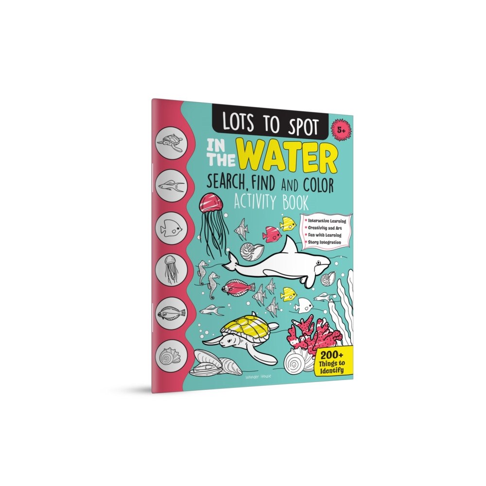 Wonder House Books Lots to Spot In The Water: Search, Find and Color Activity Book (häftad, eng)